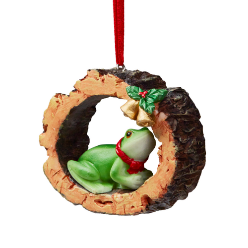 Green Tree Frog Hanging Ornament 7cm