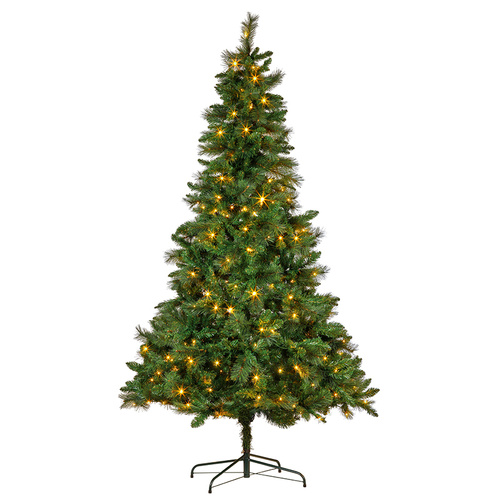 Dorset Pine Christmas Tree with Multi Function Lights- 7.5 ft