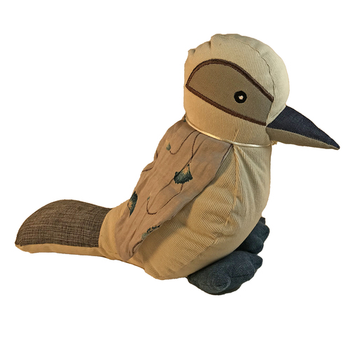 Kookaburra Door Stop Blue 24cm