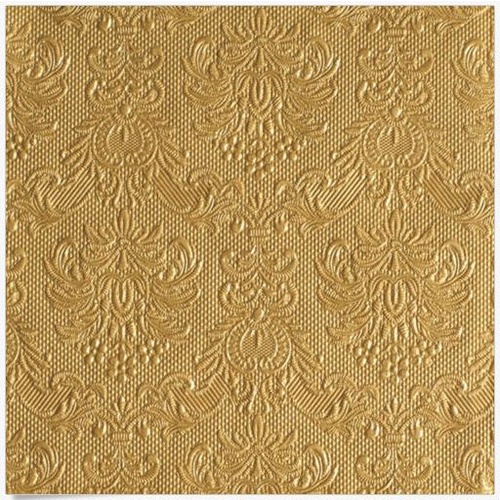 Gold Luxury Embossed Disposable Napkins - Luncheon 