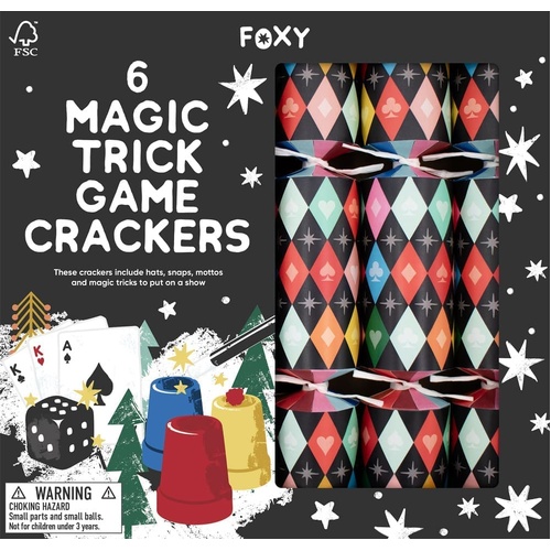 Abracadabra Magic Christmas Crackers 6pk