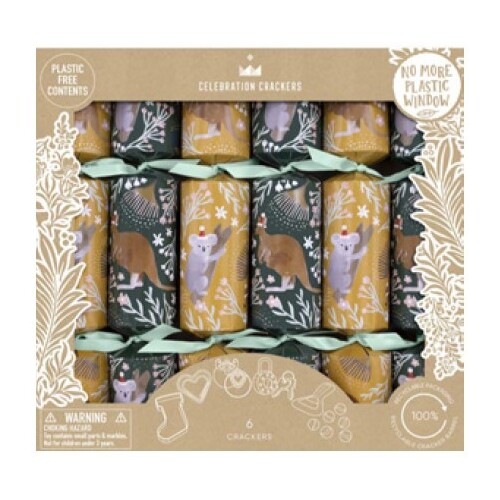 Christmas Jumper Australian Kraft  Crackers6 Pk