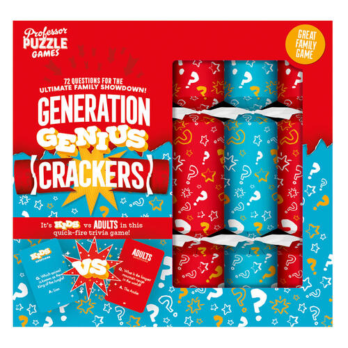 Generation Genius Christmas Crackers 6pk