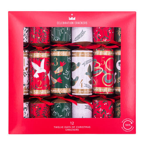 12 Days of Christmas Crackers 12pk
