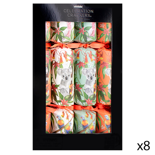 Australian Koala Christmas Crackers 8pk