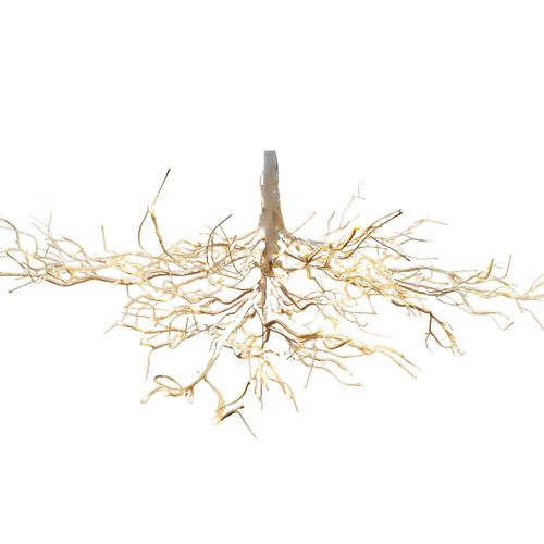 White Hanging Glitter Branch XL