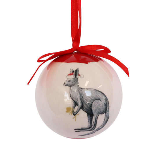 Kangaroo  Bauble 7cm Gift Boxed
