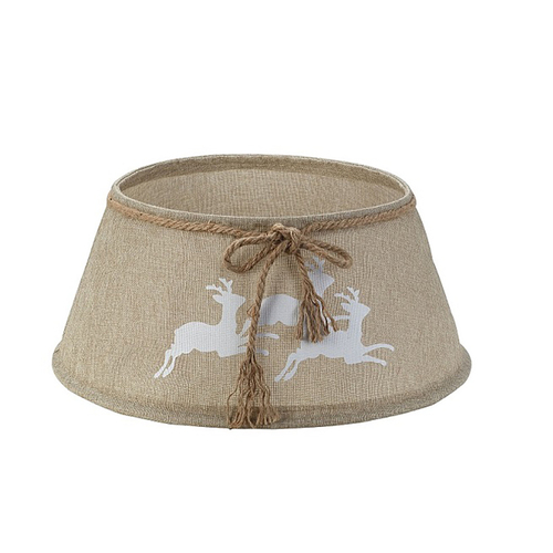Tree Collar  Natural with Reindeer  56 x25cm