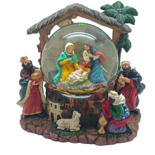 Nativity Musicial Water Globe