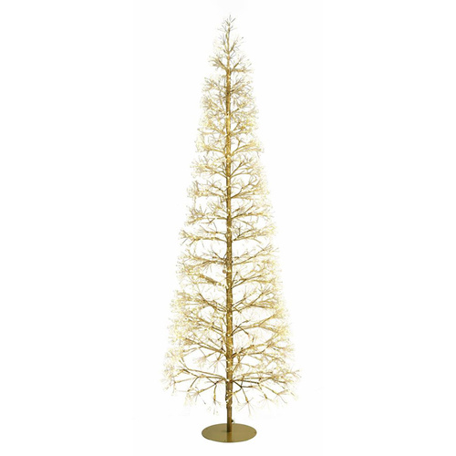 3000 LED  Micro LED Firecracker Gold Tree 180cm