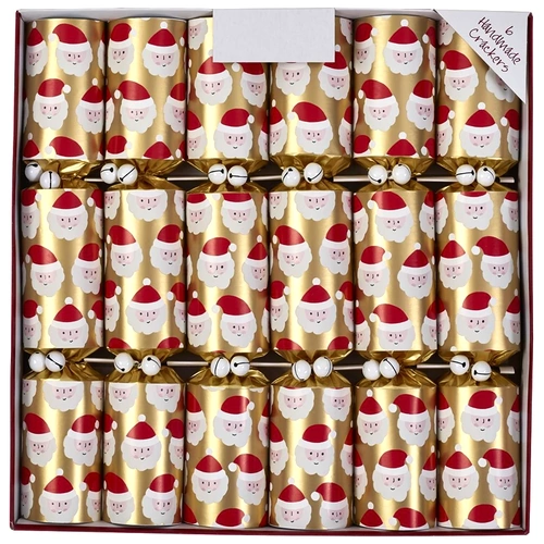 Racing Santa Gold Crackers  6pk