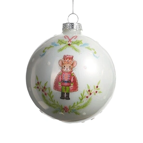 Nutcracker Suite Mouse Christmas Bauble 10cm