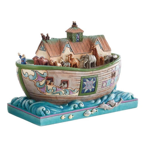 Jim Shore Heartwood Creek Set Sail with Faith that Does Not Fail Ark