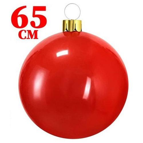 Giant Red Inflatable Christmas Ball 65cm
