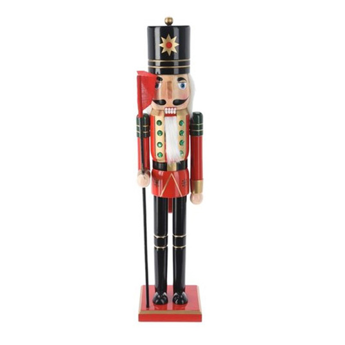 Nutcracker Red Green with Black  Straight Hat