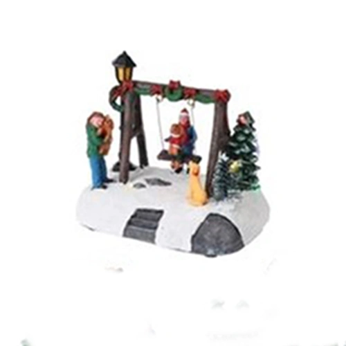 LED Winter Scene Kids Swing 12cm