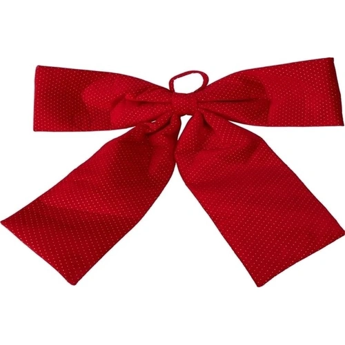  Red Velvet Christmas Bow with Gold Dots  68x 80cm