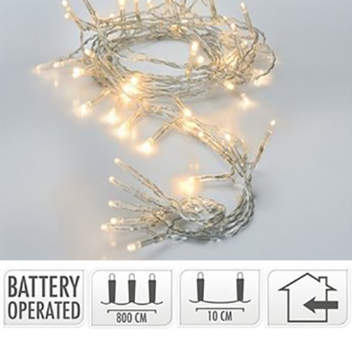 96 LED Warm White Fairy Lights 7m