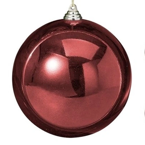 Burgundy Gloss  25cm Hanging Christmas Bauble