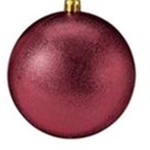 Burgundy Textured 25cm Hanging Christmas Bauble