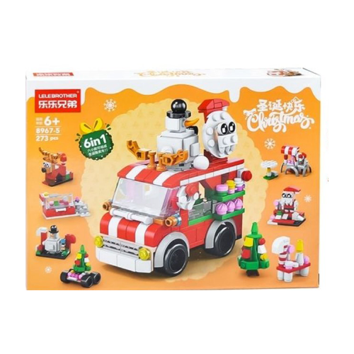 Christmas Block 6 in 1 Set 3  273pc